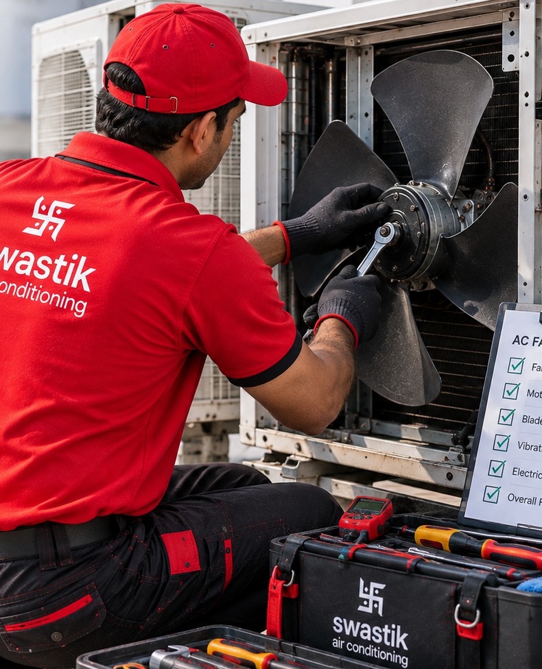 AC fan repair and inspection