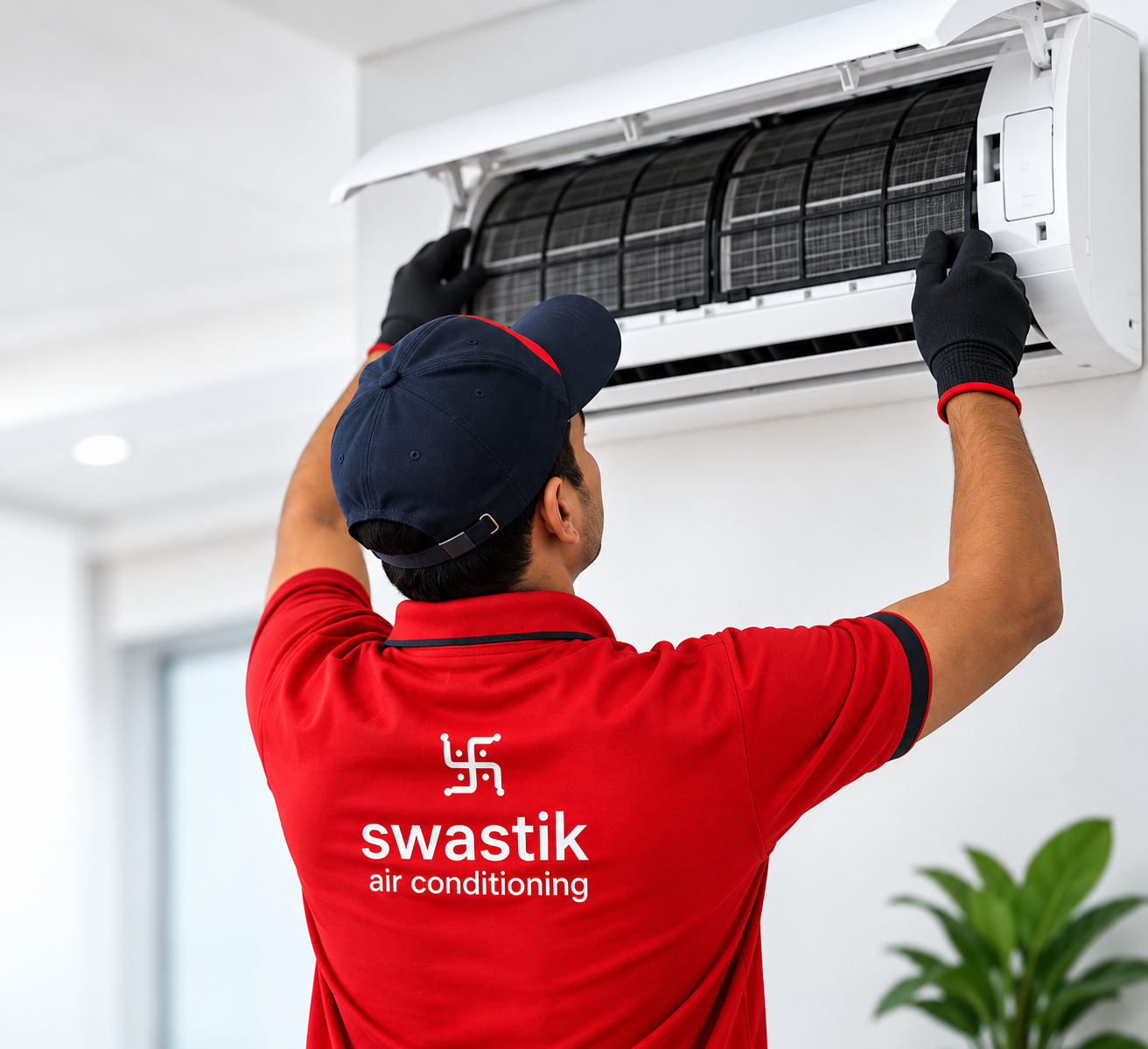 Professional AC Service Technician