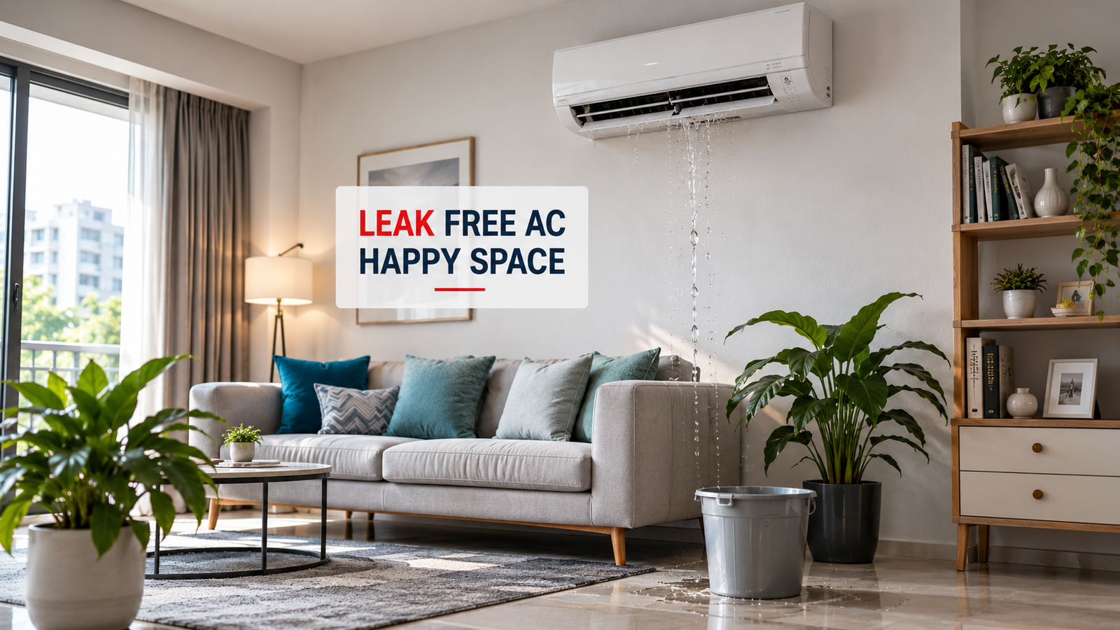 AC water leakage at home