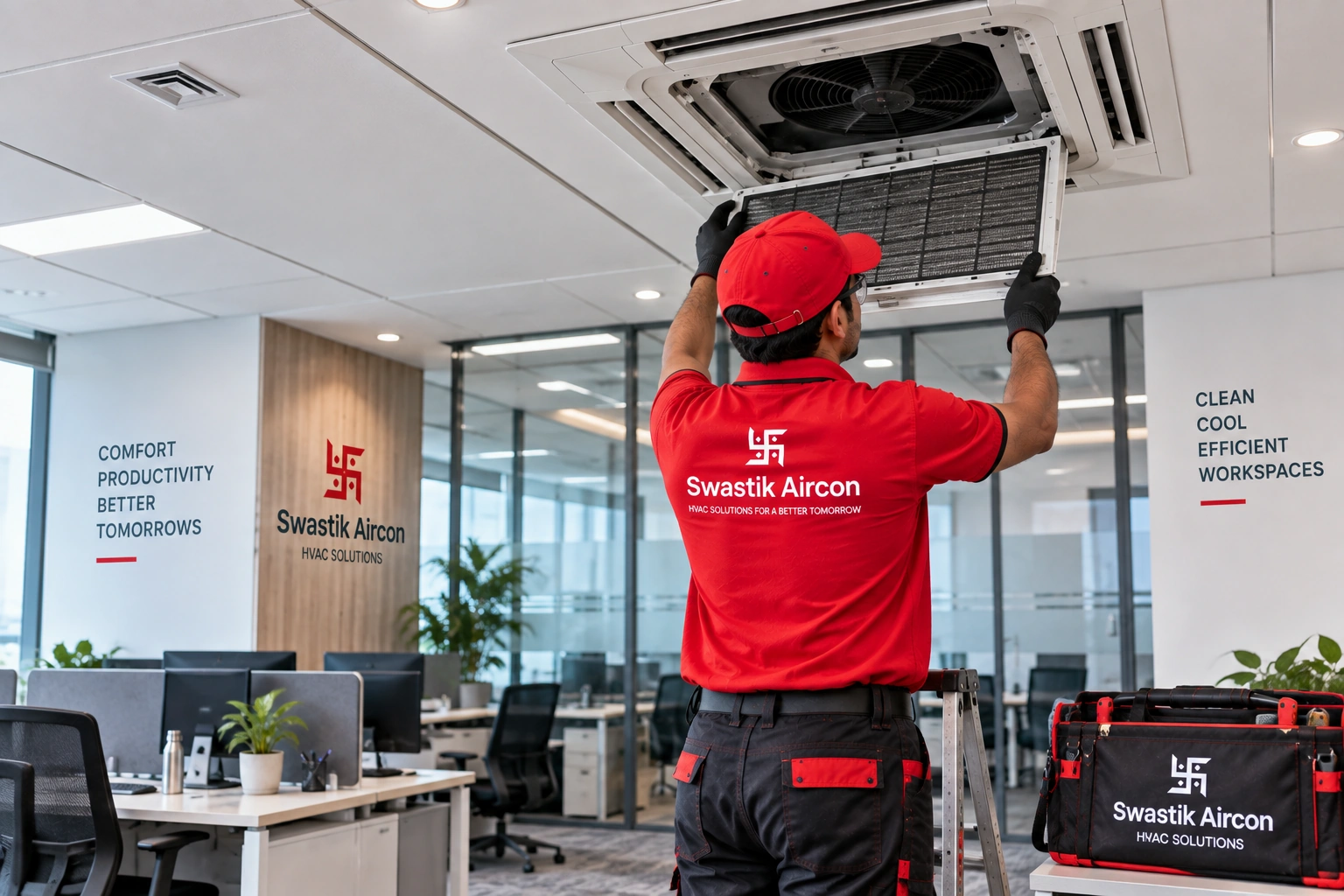 AC service for offices