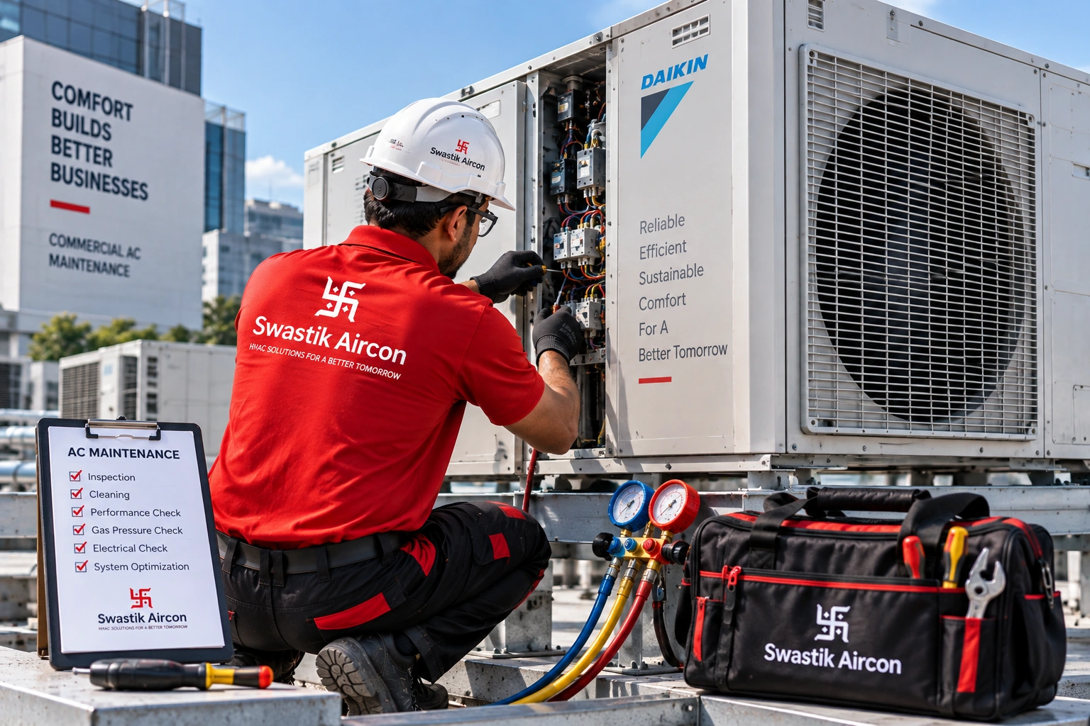 Commercial AC maintenance