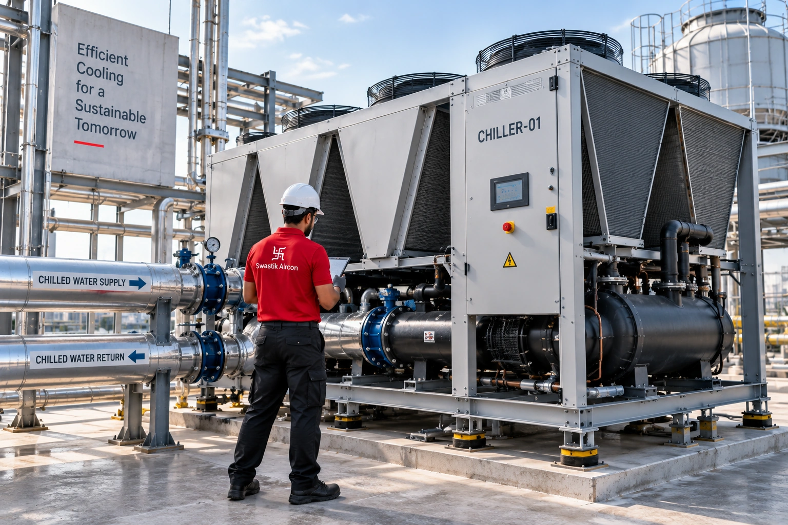 Industrial chiller system
