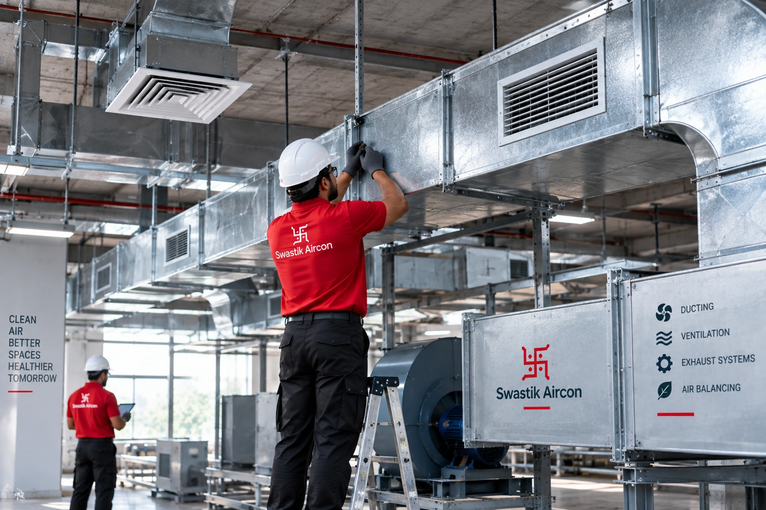 Industrial ducting and ventilation