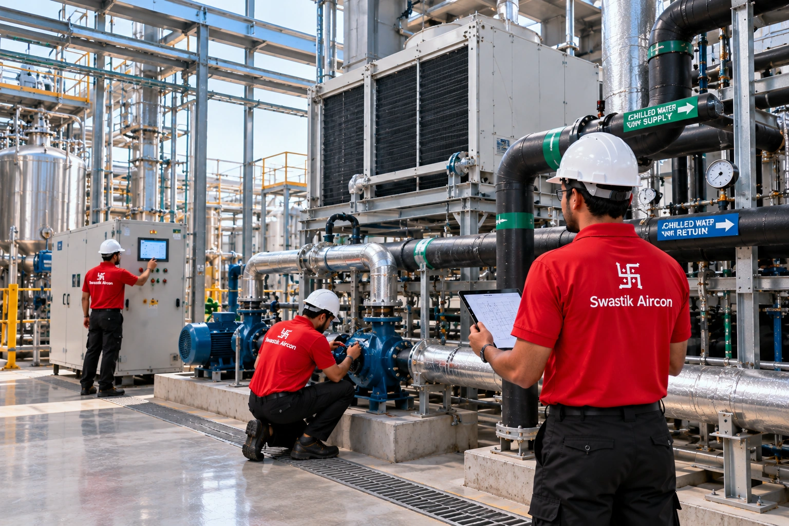 Industrial process cooling system