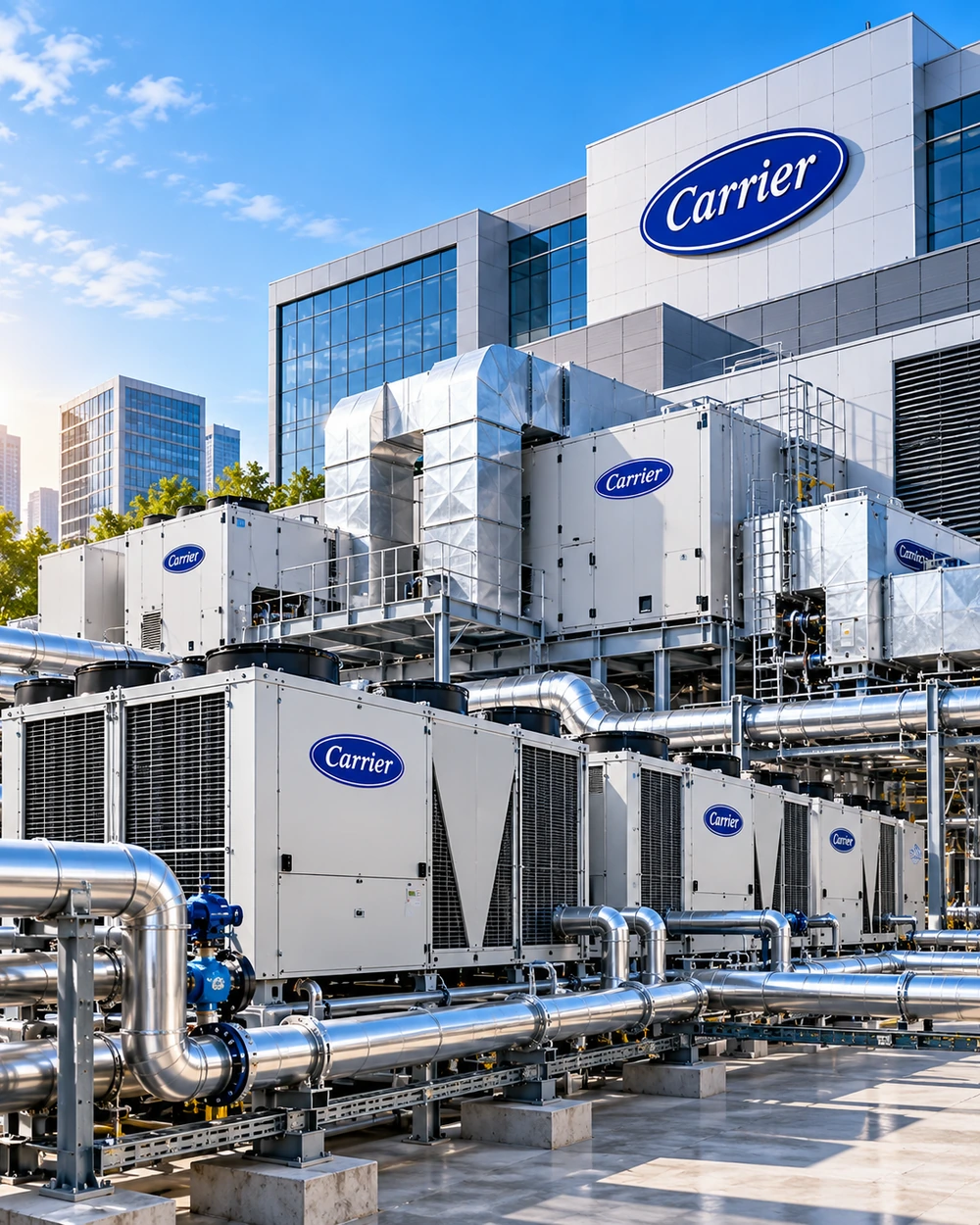 Large Carrier HVAC project