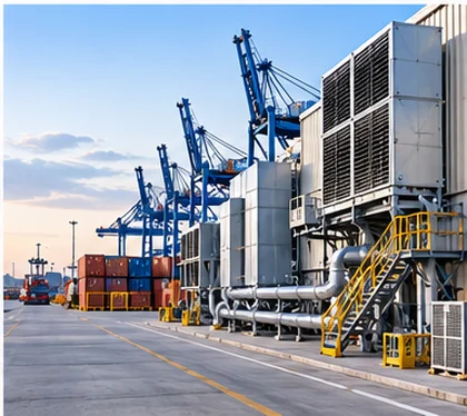 Port and logistics facility