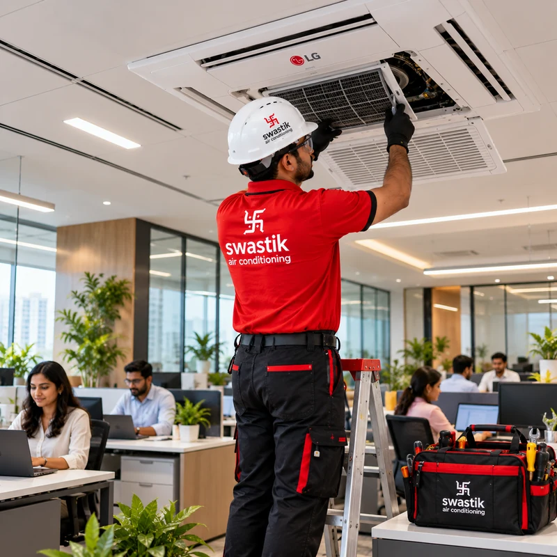 LG AC service for commercial spaces