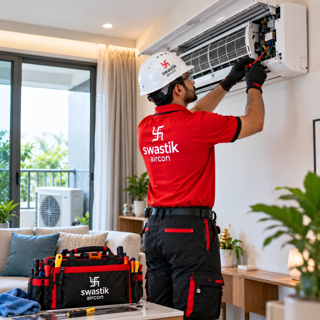 Professional split AC installation in Ahmedabad