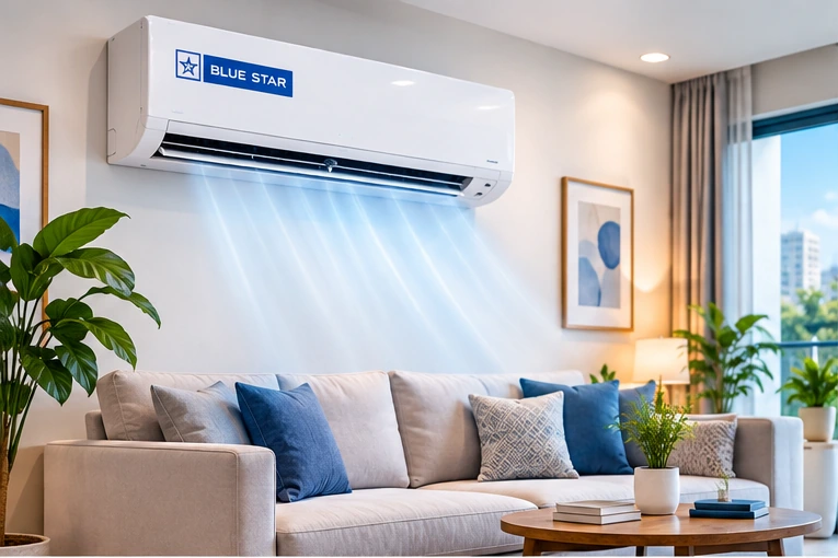 Blue Star residential AC installation