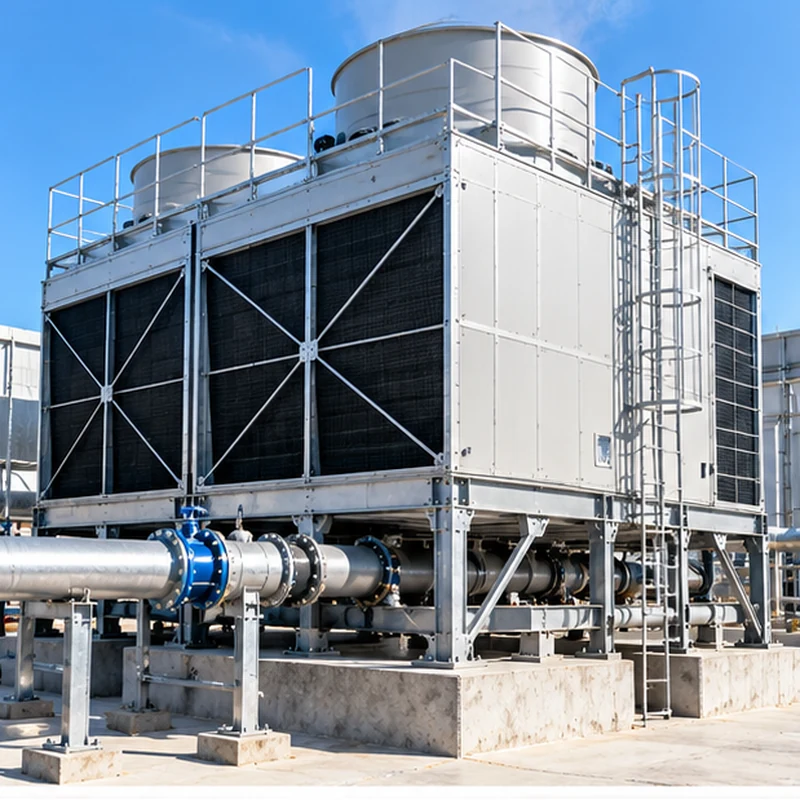 HVAC cooling tower system