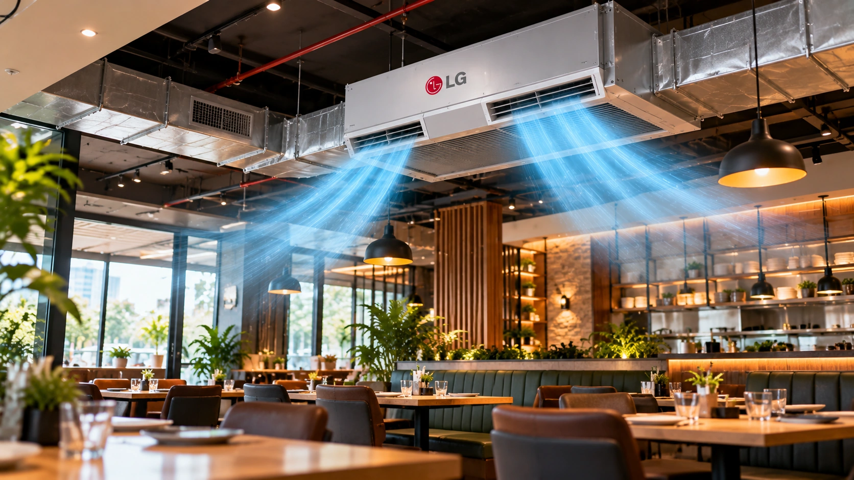 LG AC service for commercial spaces