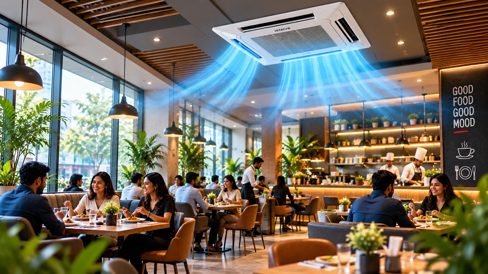 Restaurant and cafe HVAC solutions