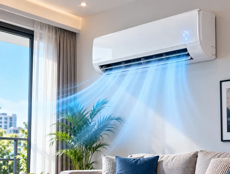 Split air conditioner HVAC system