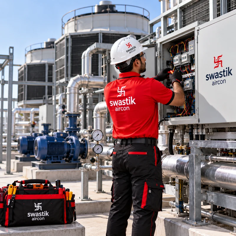 Industrial HVAC and cooling system service