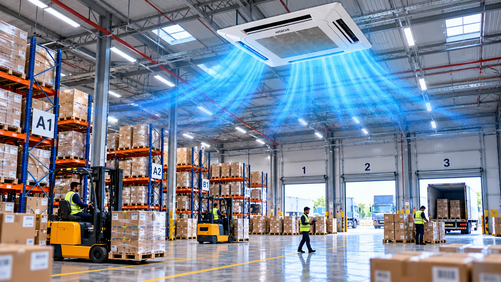 Warehouse logistics HVAC solutions